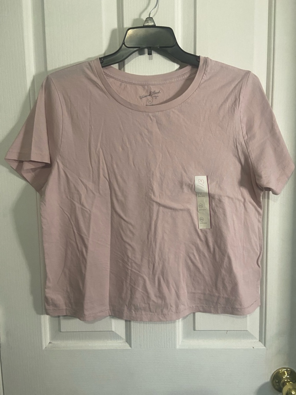 Universal Thread Light Mauve Short Sleeve Crewneck Tee